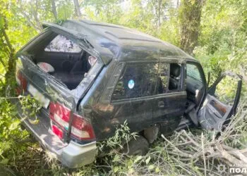 На Рівненщині водій на підпитку вилетів у кювет