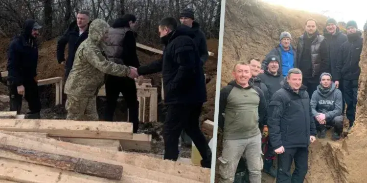 Жителі Рівненщини готують оборонні споруди на Дніпропетровщині
