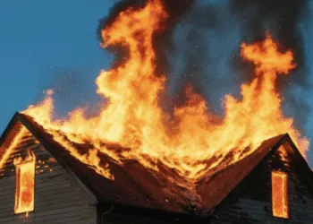 На Рівненщині три години палала господарська будівля