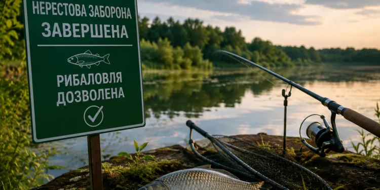 Від сьогодні на Рівненщині дозволили риболовлю без нерестових обмежень