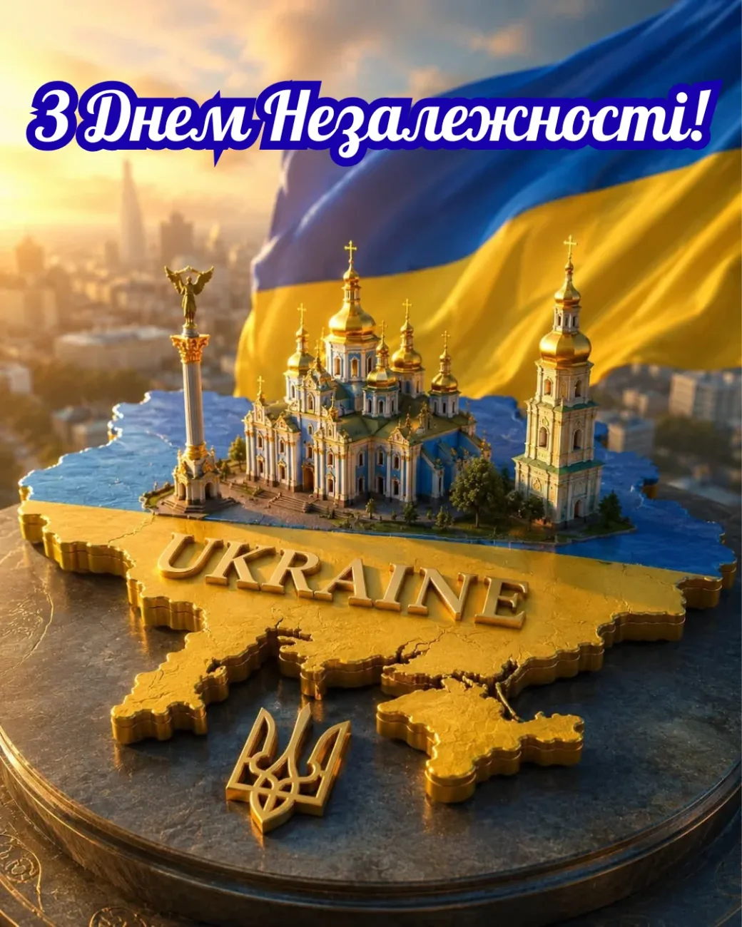 Привітання з Днем Незалежності України 2026: теплі слова, які подарують віру та надію