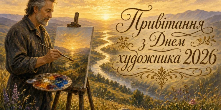 Привітання з Днем художника 2026: найкращі побажання для друзів, колег і близьких