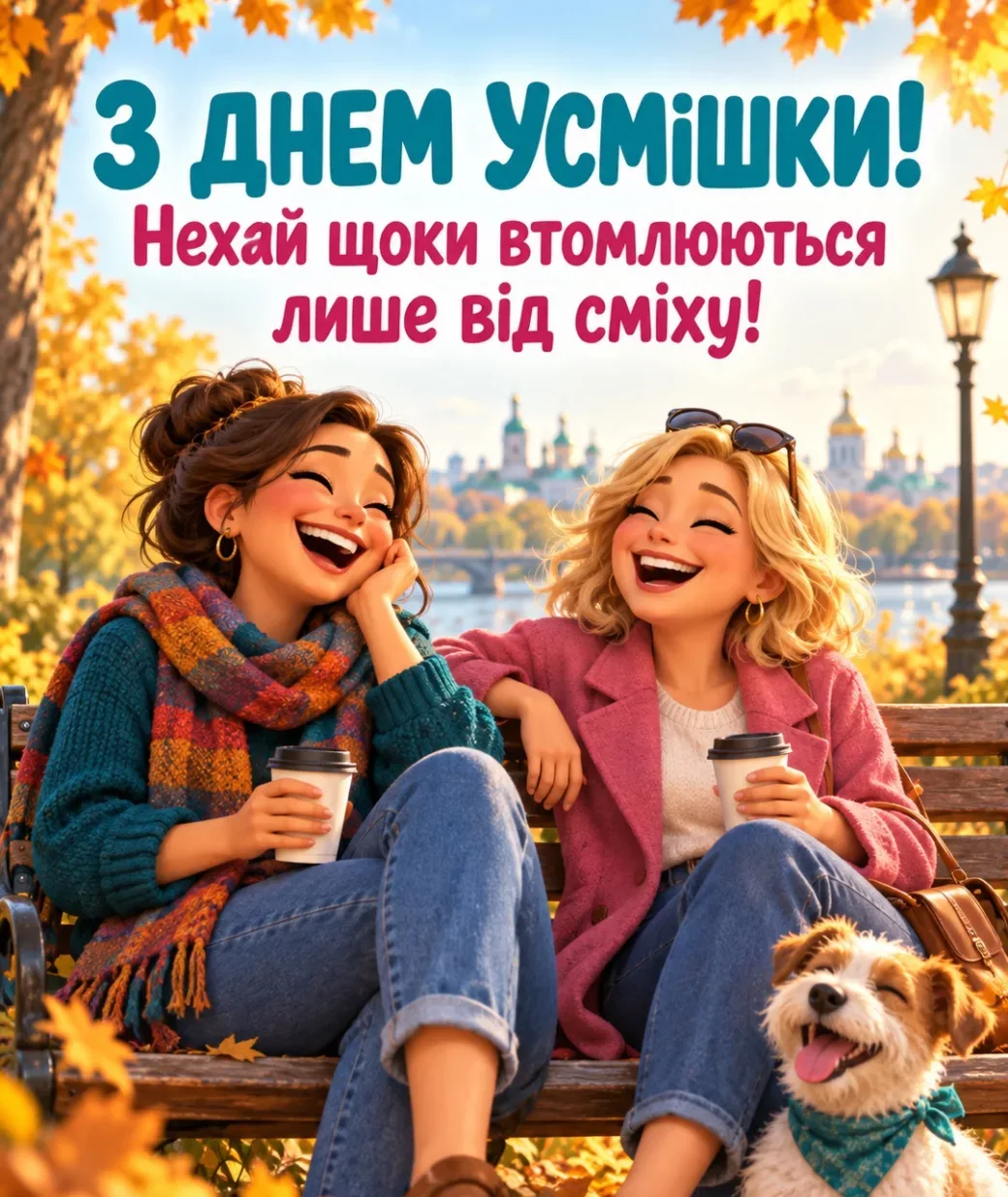 Усміхніться просто зараз: щирі та веселі привітання з Всесвітнім днем усмішки 2026
